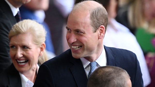 Prince William smiling