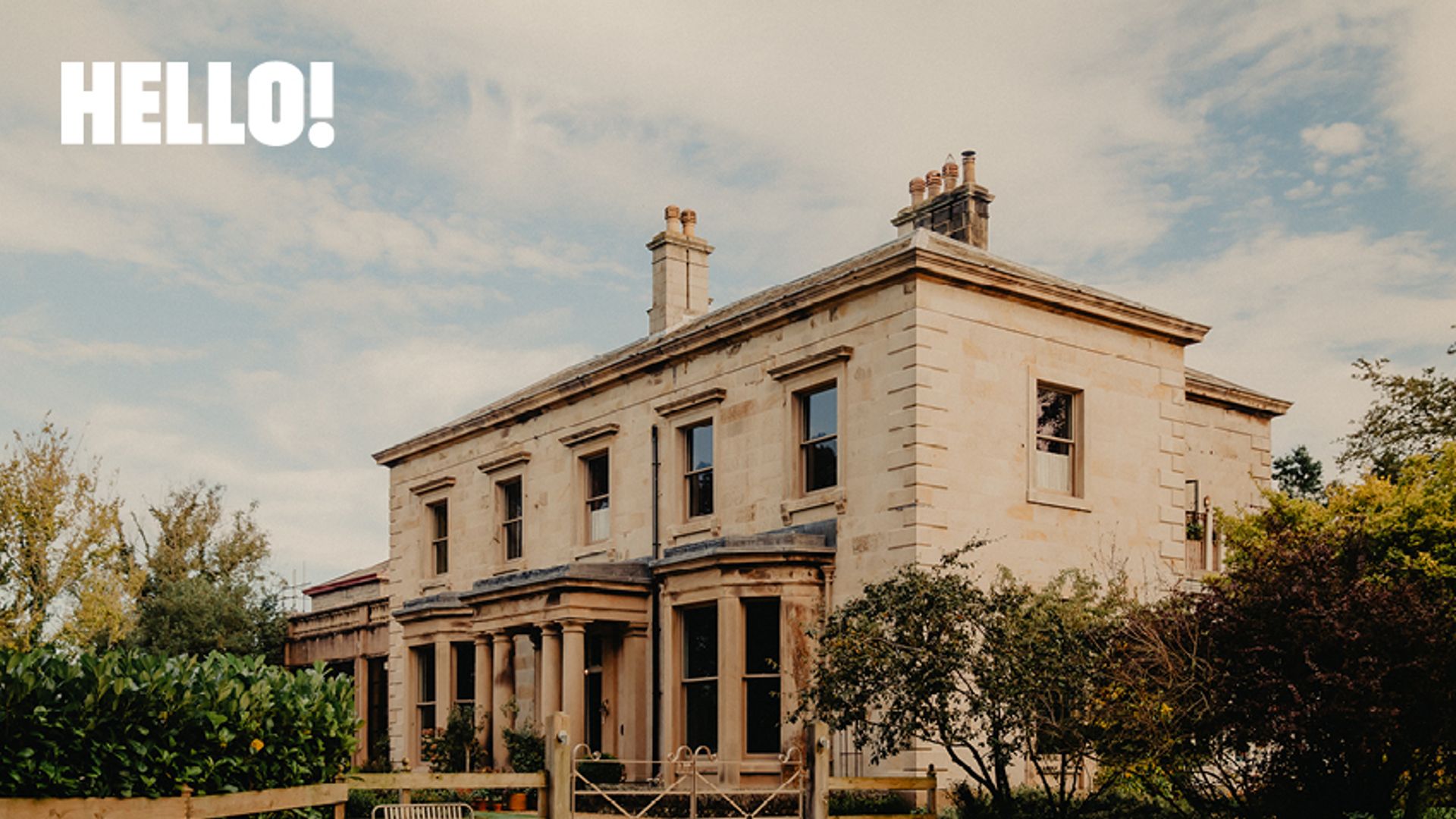 exterior shot of country house owned by ben forster 