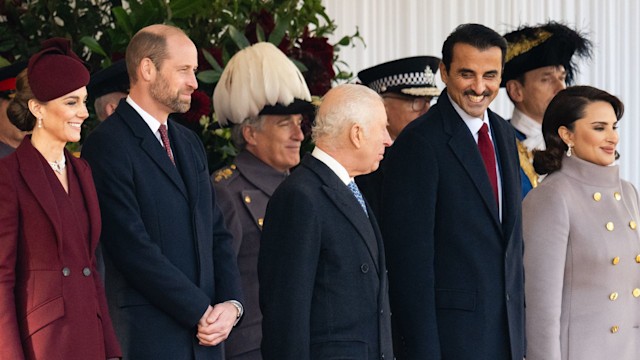 royals during qatar state visit