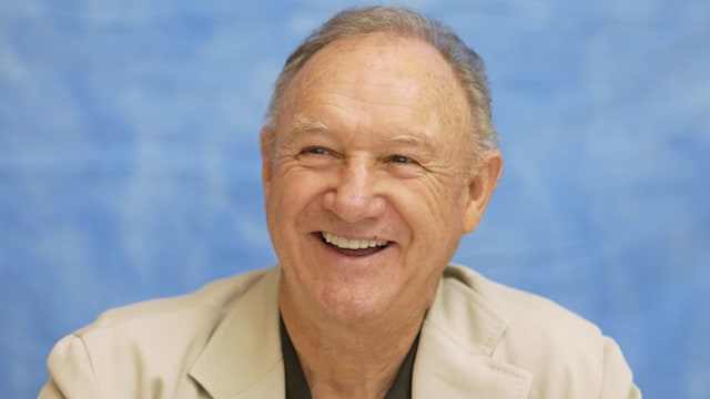 Gene Hackman during "Runaway Jury" Press Conference with Dustin Hoffman, Gene Hackman, John Cusack and Rachel Weisz at the Wyndham Hotel in New Orleans, LA. (Photo by Vera Anderson/WireImage)