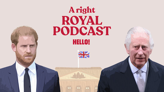 Harry and Charles in A Right Royal Podcast