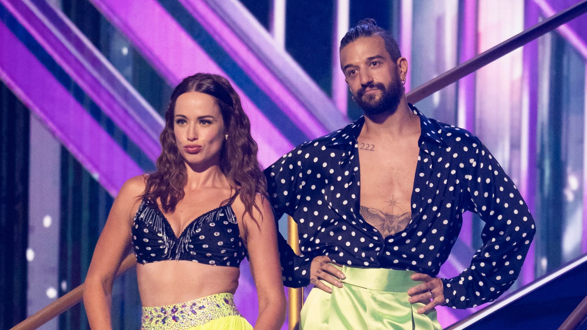 Whitney Leavitt and Mark Ballas perform on DWTS