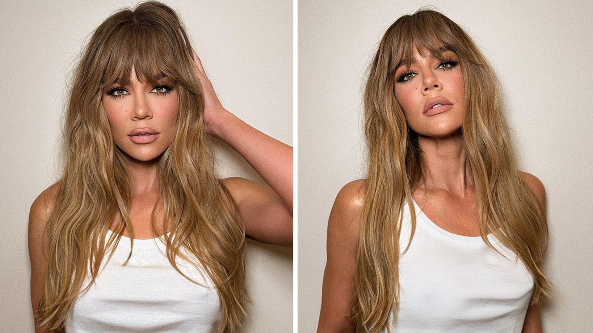 Khloé Kardashian reveals genius beauty hack behind latest full fringe look  – read more