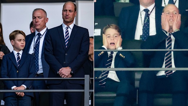 Prince George and Prince William in sync at Euro 2024