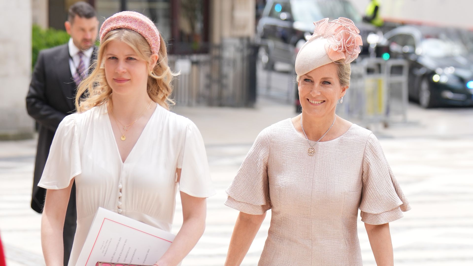 Lady Louise Windsor and the Countess of Wessex 