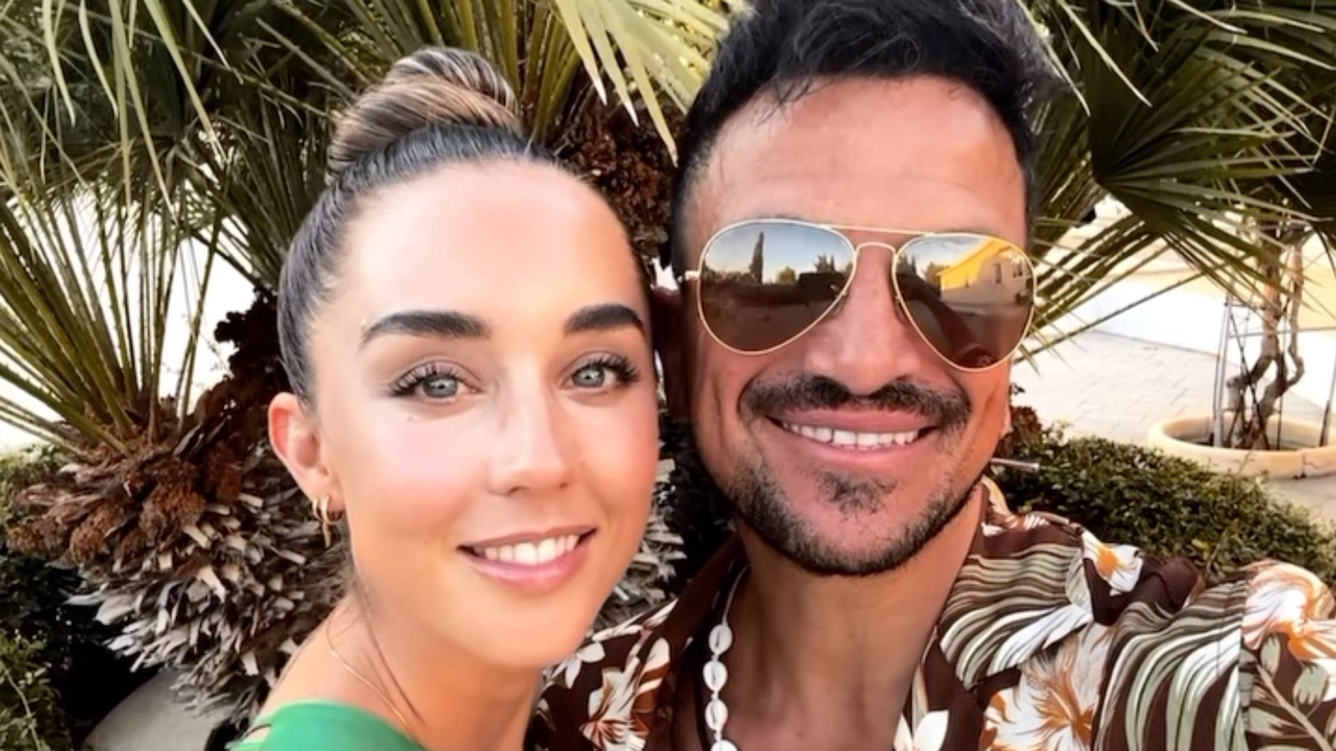 Emily Andre and Peter Andre on holiday