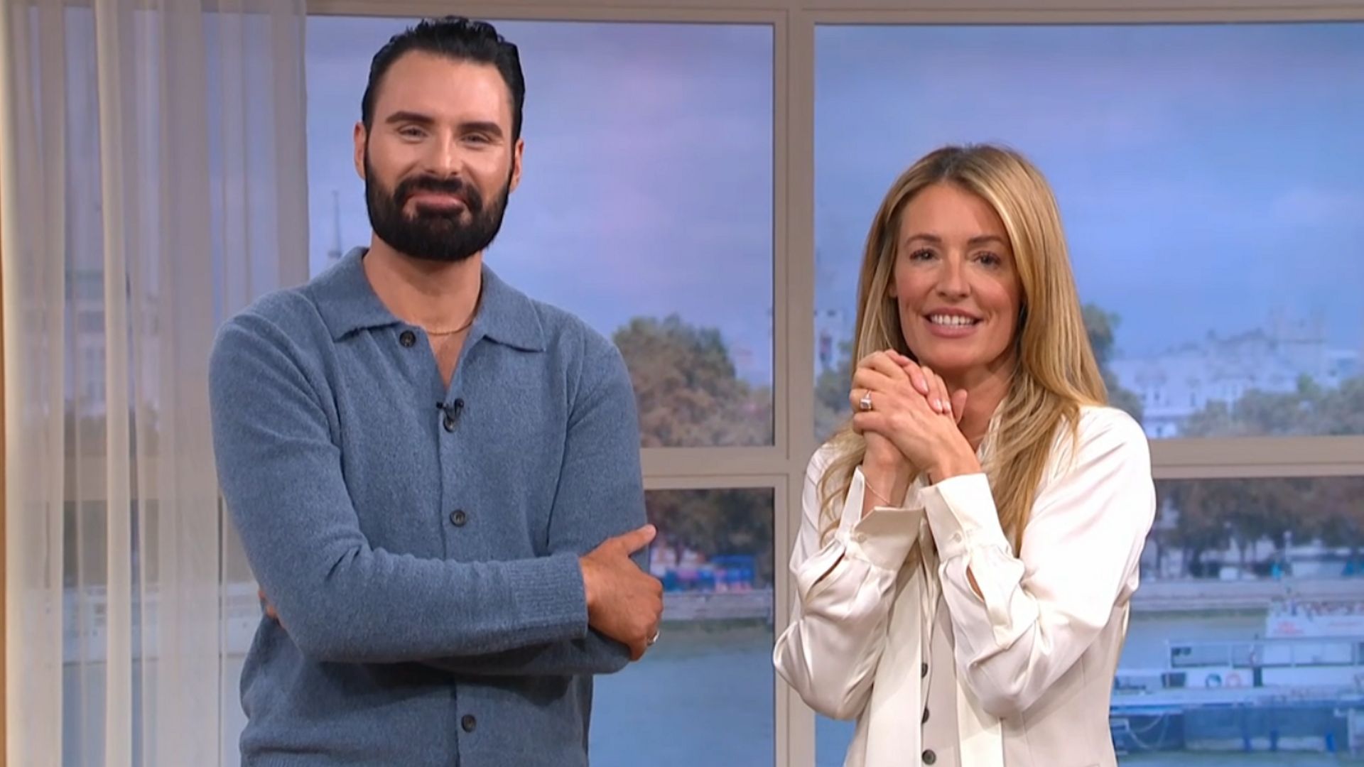Rylan Clark and Cat Deeley on This Morning