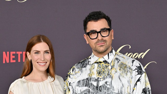 Sarah Levy and Dan Levy attend the Los Angeles Premiere of Netflix's "Good Grief" at The Egyptian Theatre Hollywood on December 19, 2023