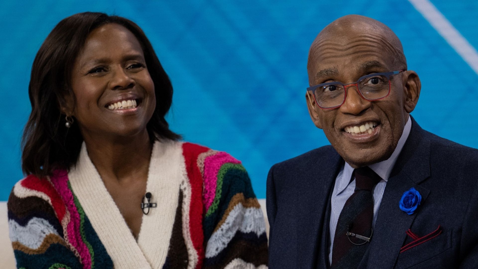 Al Roker's wife Deborah Roberts wows in deep v swimsuit as she enjoys ...