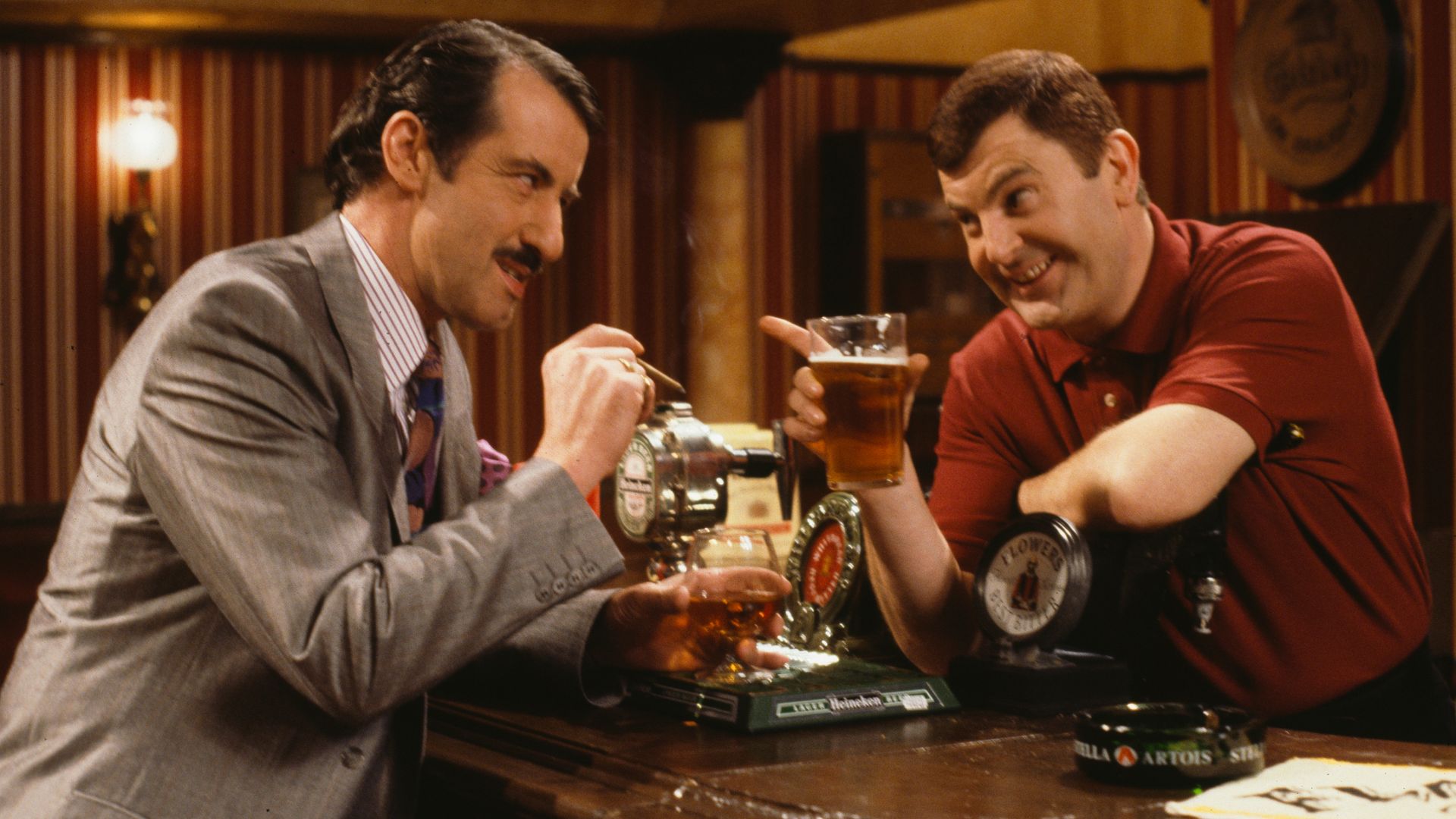 John Challis and Kenneth MacDonald as Boyce and Mike in Only Fools and Horses