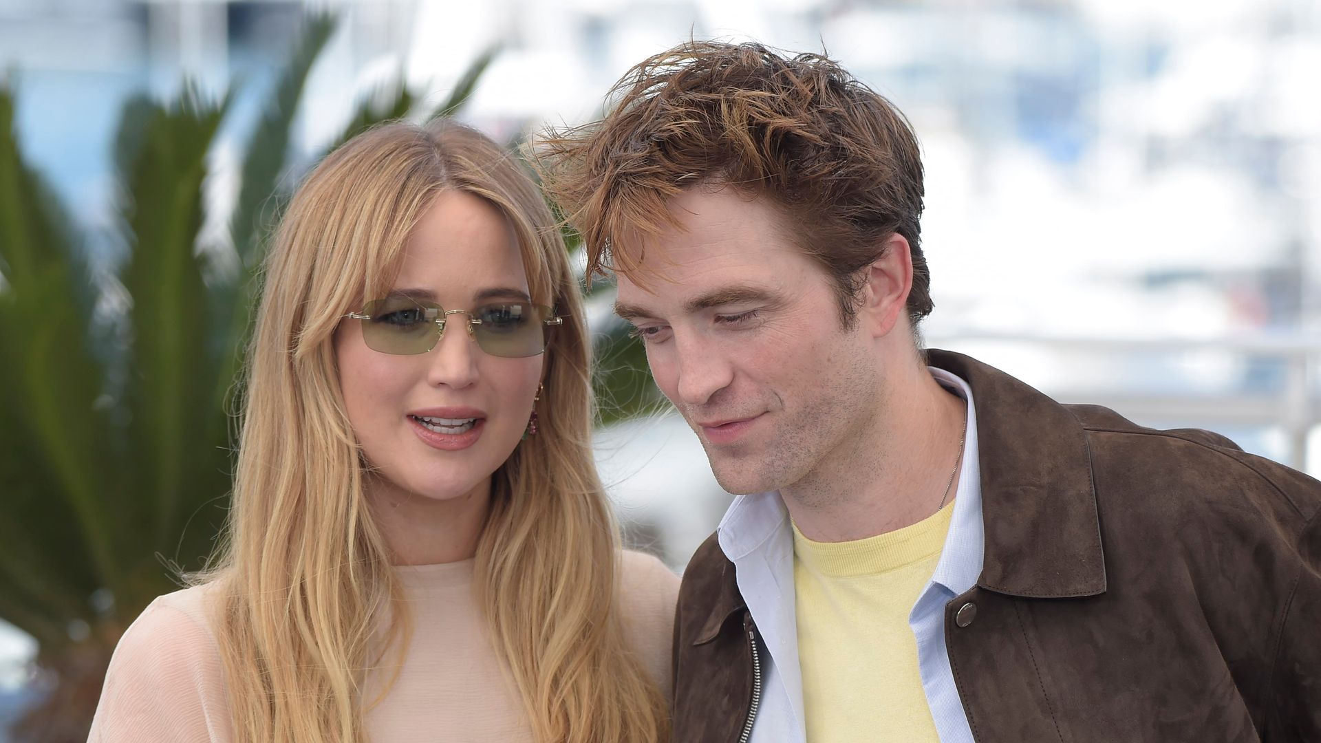 Jennifer Lawrence and Robert Pattinson at the Cannes Film Festival