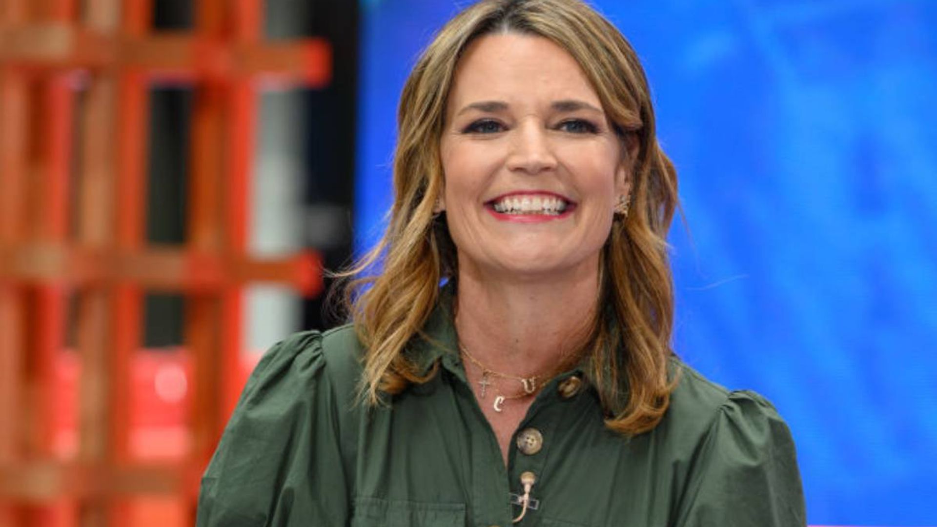 SAvannah Guthrie smiles on the set of Today NBC