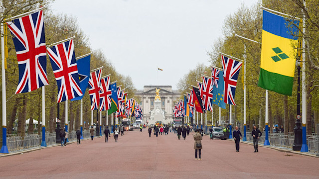 General view of Buckingham Palace