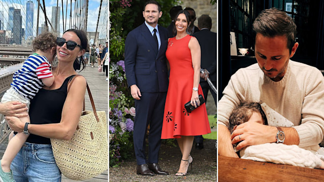 Christine Lampard and Frank's ultra-rare photos with children