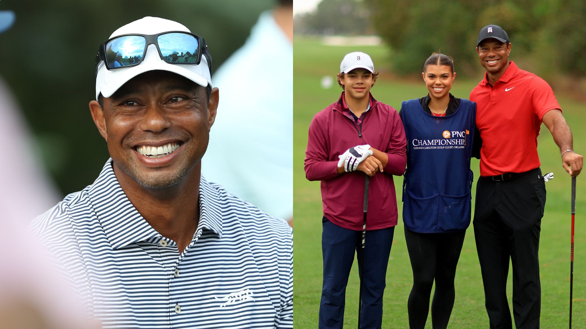 Tiger Woods' best moments on the green with his kids in photos