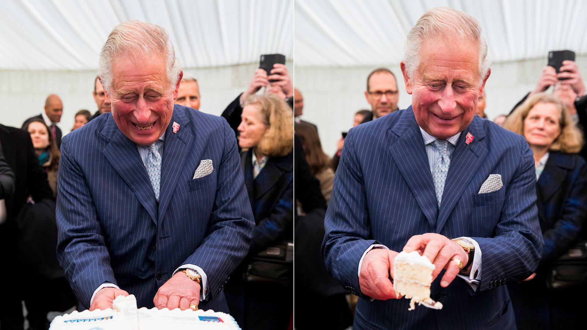 King Charles' birthday cake