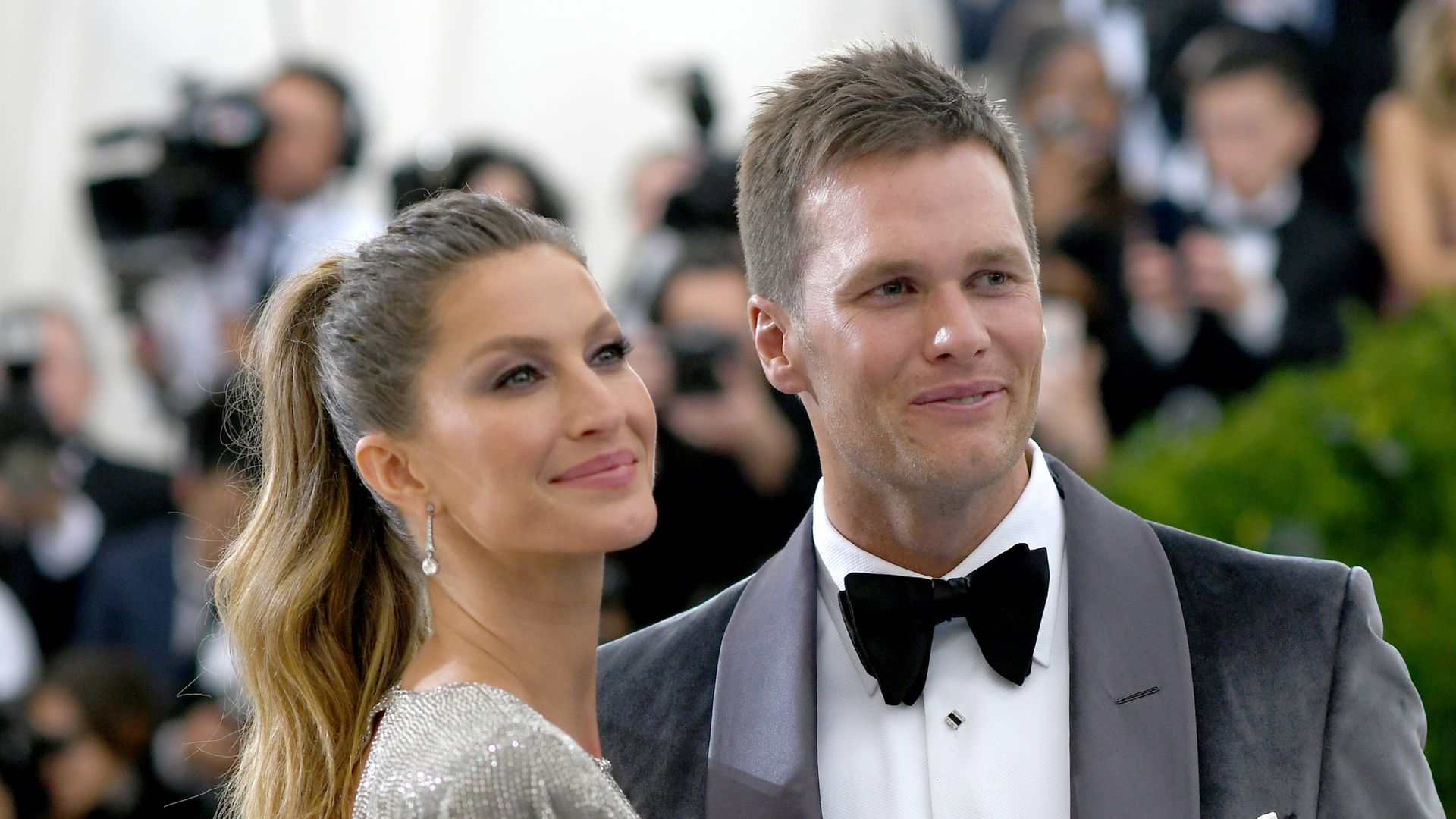 Gisele Bundchen and Tom Brady attend the "Rei Kawakubo/Comme des Garcons: Art Of The In-Between" Costume Institute Gala