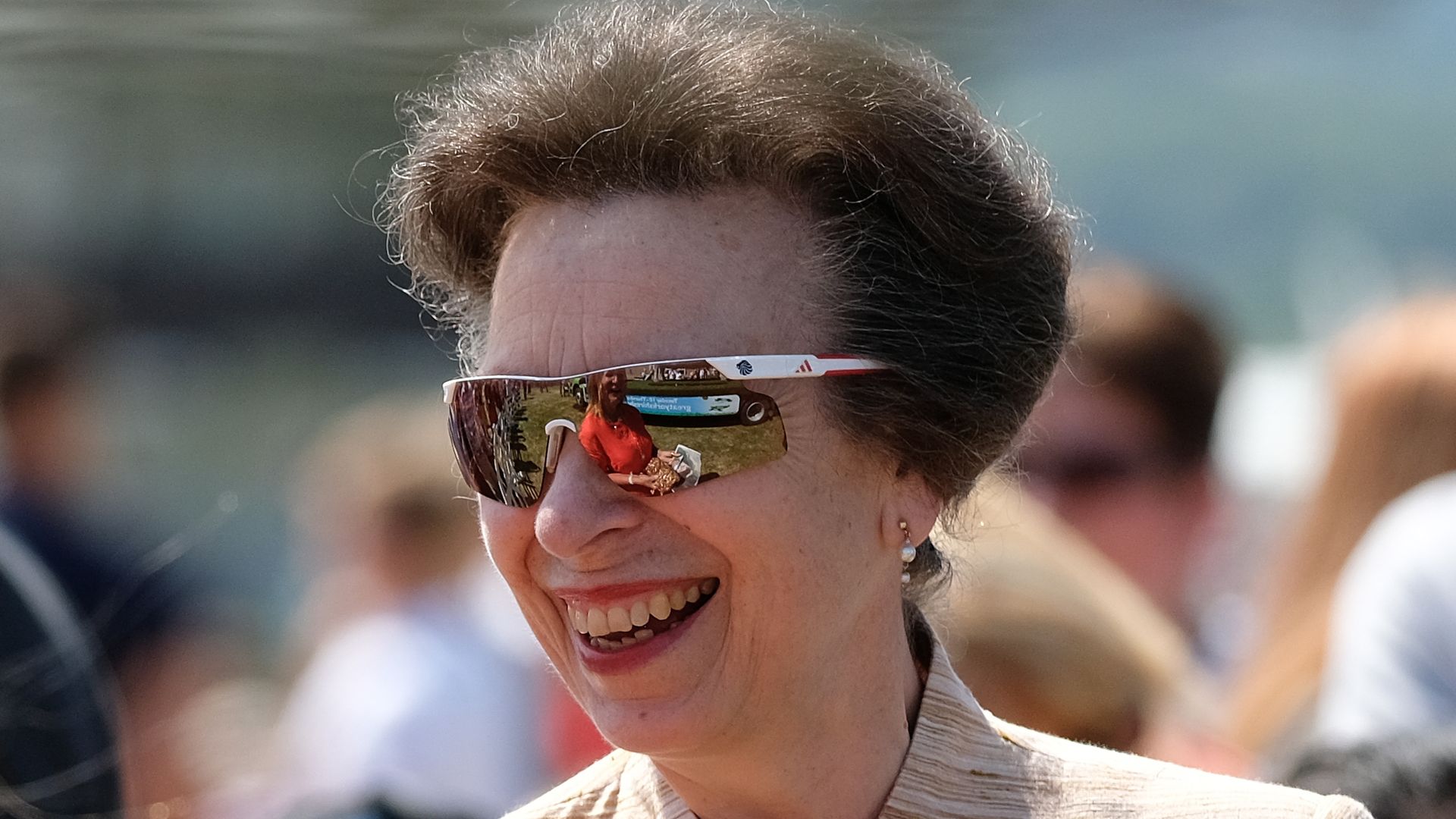 Princess Anne surprises in off-duty model look wearing Adidas trainers and bucket hat