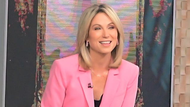 Amy Robach in the GMA studios