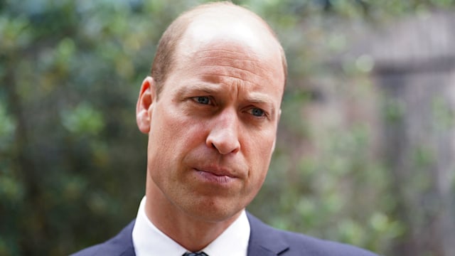 Prince William looks serious at Homewards anniversary event in Lambeth