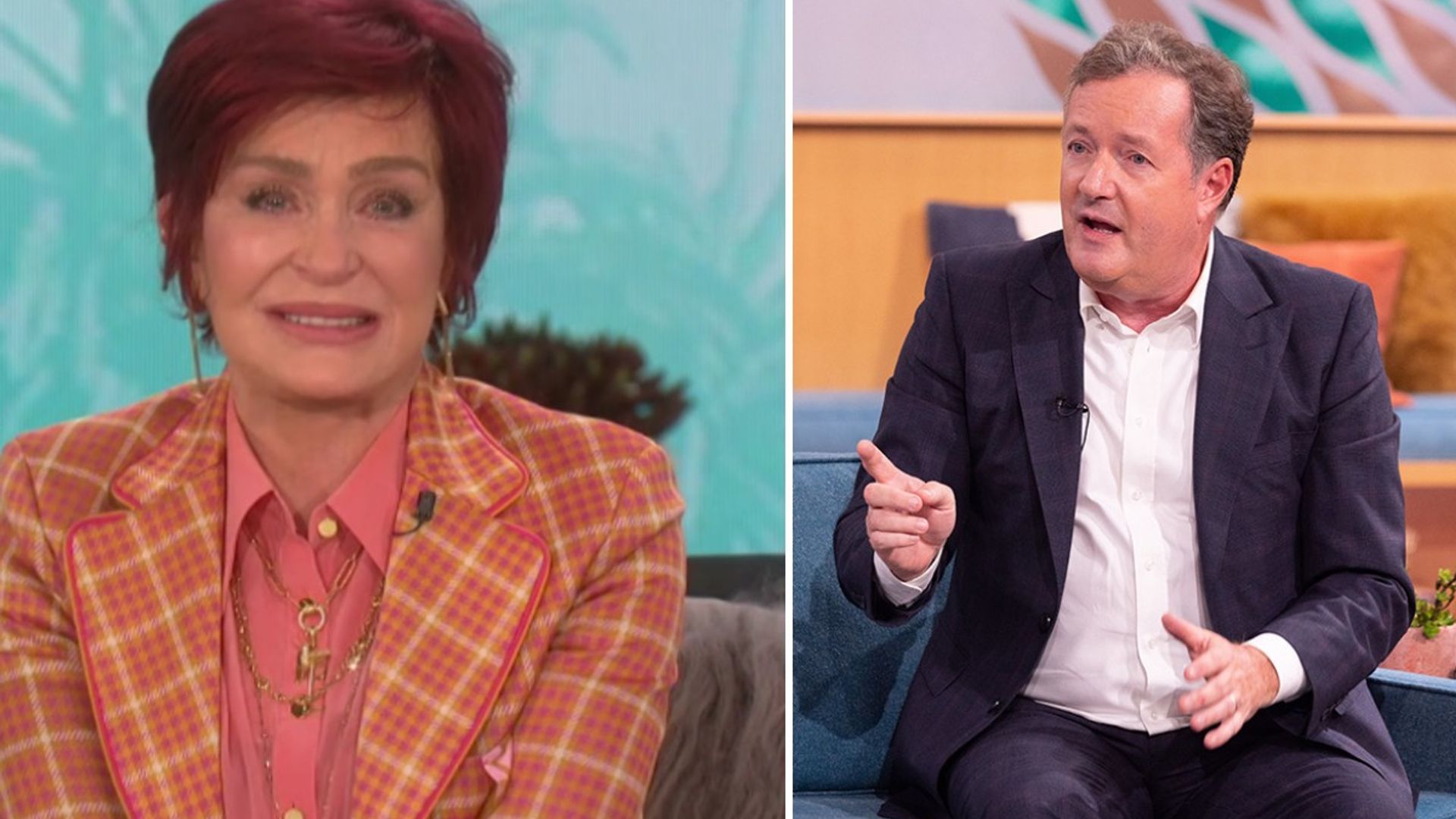 Sharon Osbourne in tears on The Talk as Piers thanks her for