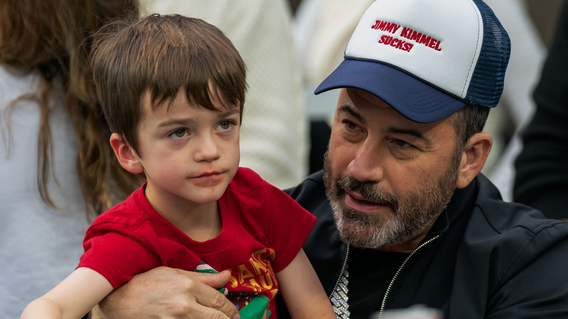 Jimmy Kimmel shares health update on son, 7, after third open heart surgery