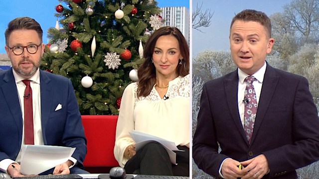 Jon Kay, Sally Nugent and Matt Taylor on BBC Breakfast