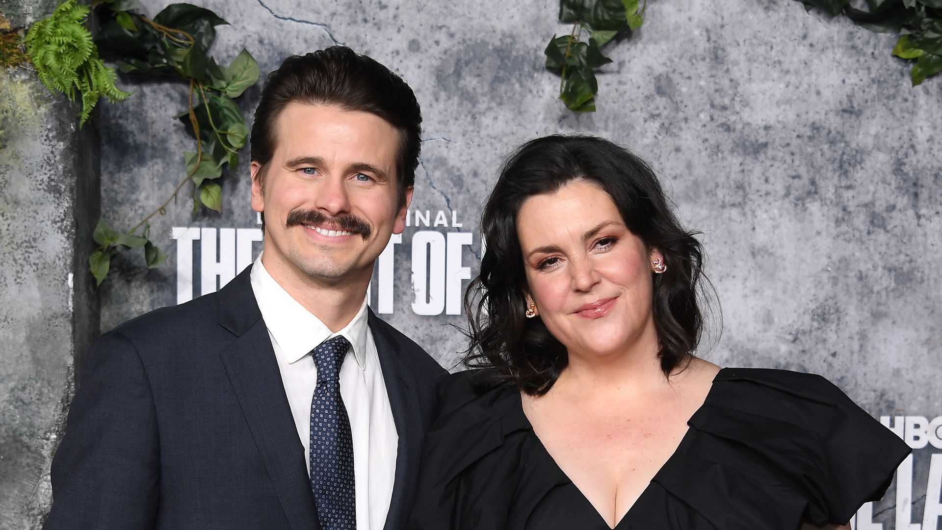 Jason Ritter and Melanie Lynskey arrives at the Los Angeles Premiere Of HBO Original Series "The Last Of Us" Season 2