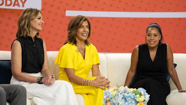 Today anchors Sheinelle Jones, Hoda Kotb and Savannah Guthrie 