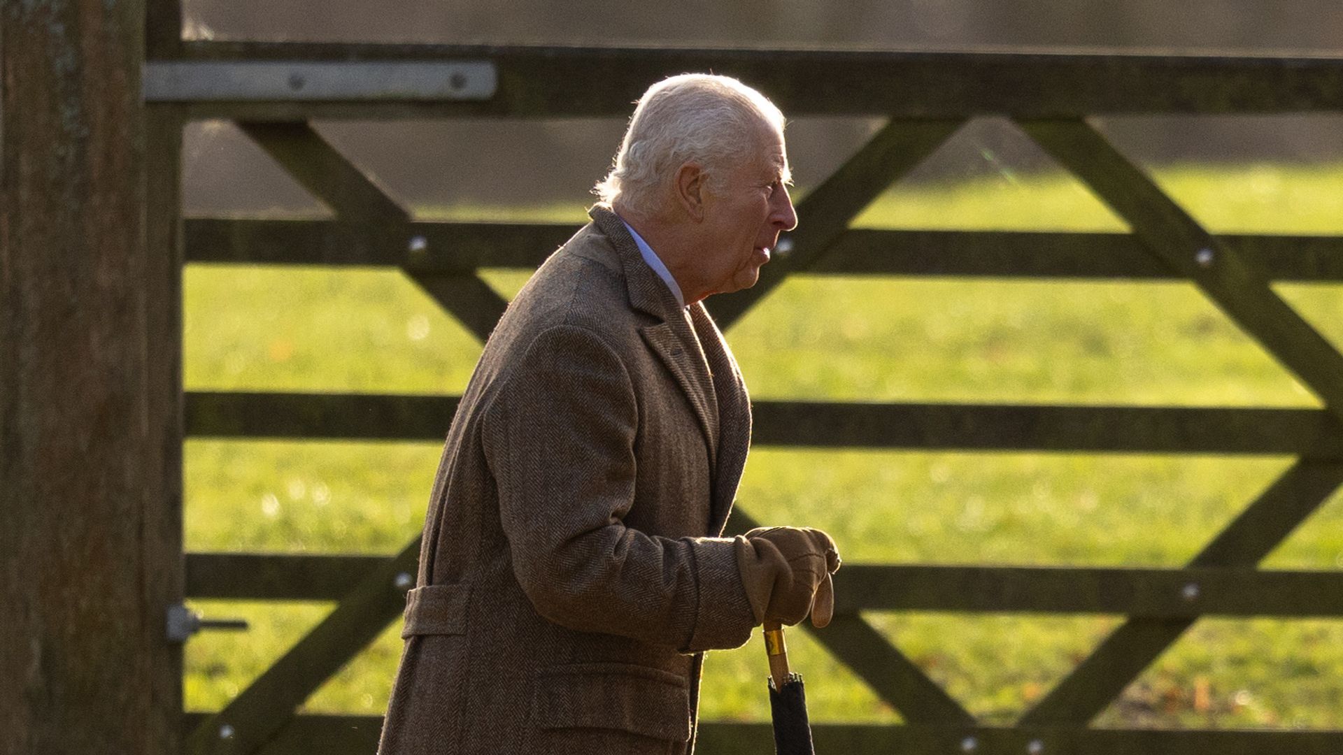 King Charles heads to church without Queen Camilla for last Sunday before Christmas