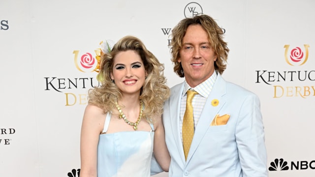 Dannielynn Birkhead and Larry Birkhead attends the 149th Kentucky Derby at Churchill Downs on May 06, 2023 in Louisville, Kentucky