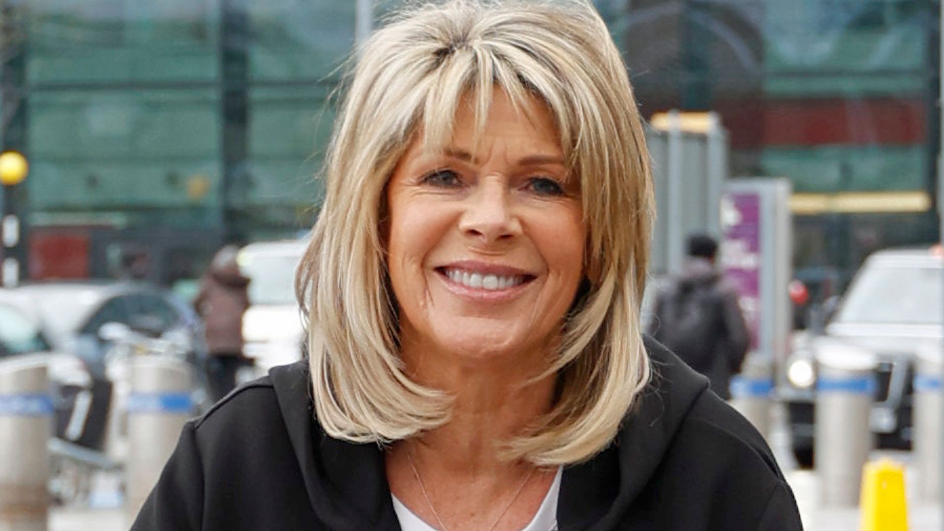 Ruth Langsford is all smiles as she heads to Australia ahead of I’m A Celeb debut