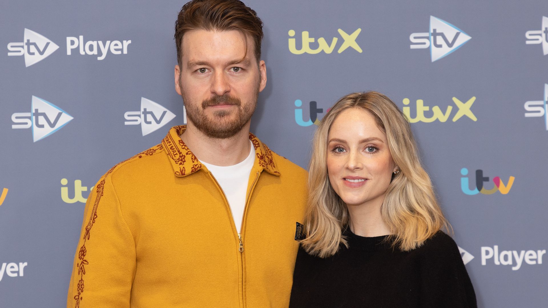 Matt Stokoe and Sophie Rundle at the launch photocall for "After The Flood" 