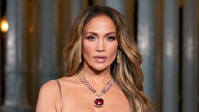Jennifer Lopez, wearing Gucci, attends the 2023 LACMA Art+Film Gala, Presented By Gucci at Los Angeles County Museum of Art on November 04, 2023 in Los Angeles, California. (Photo by Presley Ann/Getty Images for LACMA)