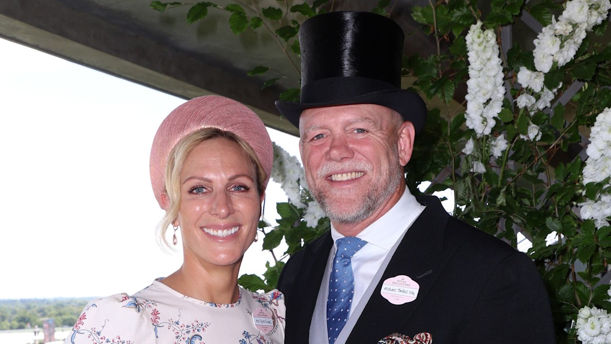 Mike and Zara Tindall look so in love for intimate Ascot picture