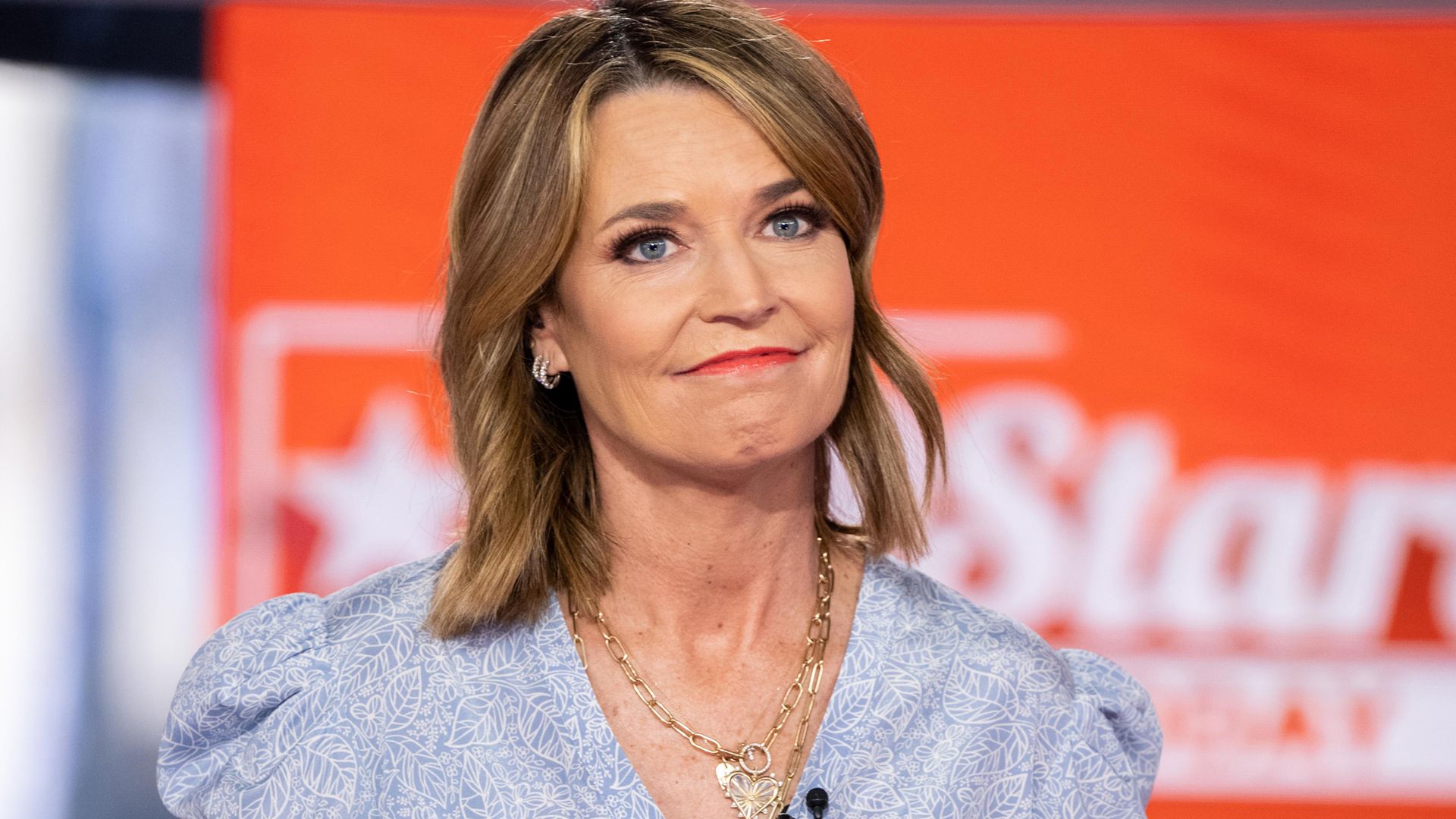 Today's Savannah Guthrie in the NBC studio