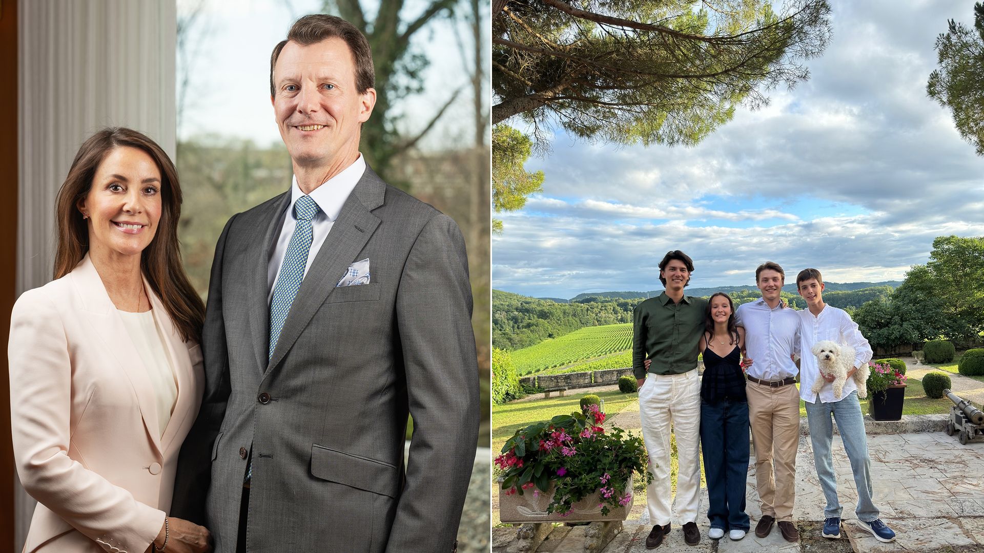 Prince Joachim and Princess Marie share rare photo of blended family during summer break