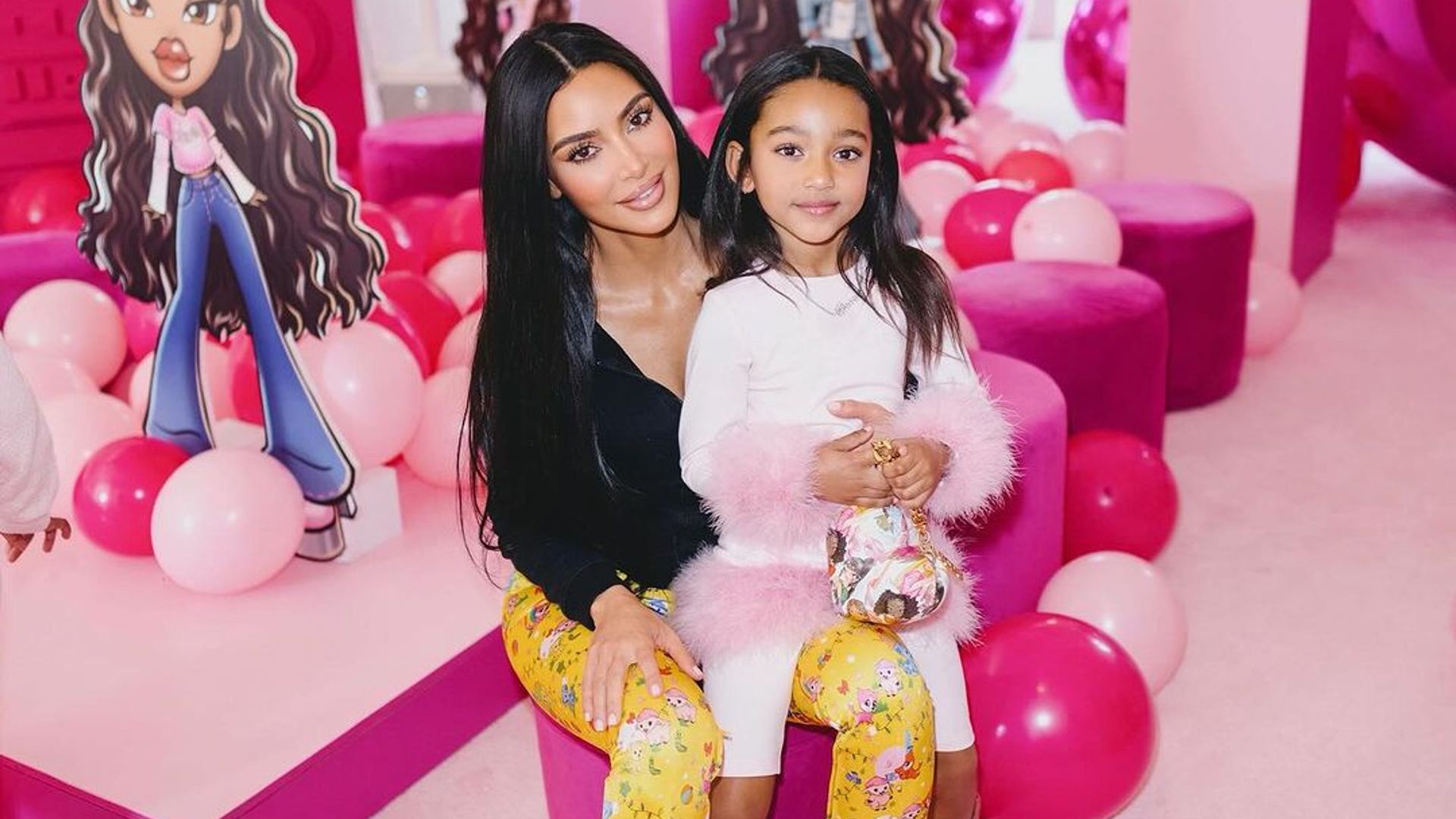 Kim Kardashian's lookalike daughter Chicago steals the show in new family photo