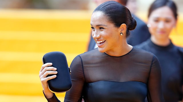 Meghan, Duchess of Sussex attends "The Lion King" European Premiere at Leicester Square on July 14, 2019 in London, England.