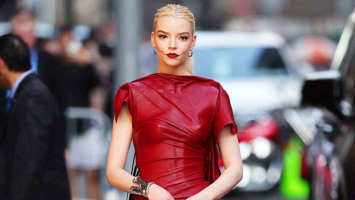 Anya Taylor-Joy’s fishnet tights ooze grunge after-hour glam