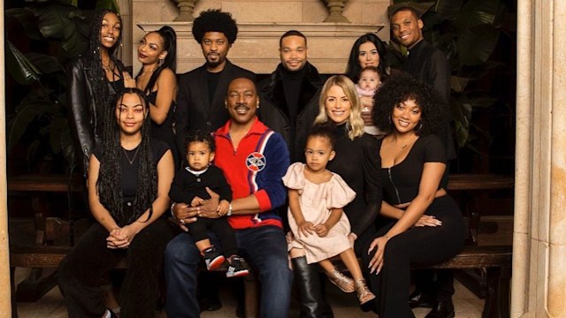 Eddie Murphy and his family