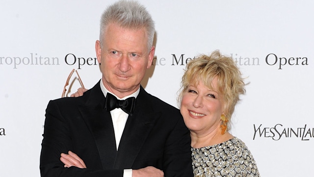 Actress Bette Midler (r) and husband Martin von Haselberg attend the Metropolitan Opera gala permiere of "Armida" at The Metropolitan Opera House on April 12, 2010 in New York City.