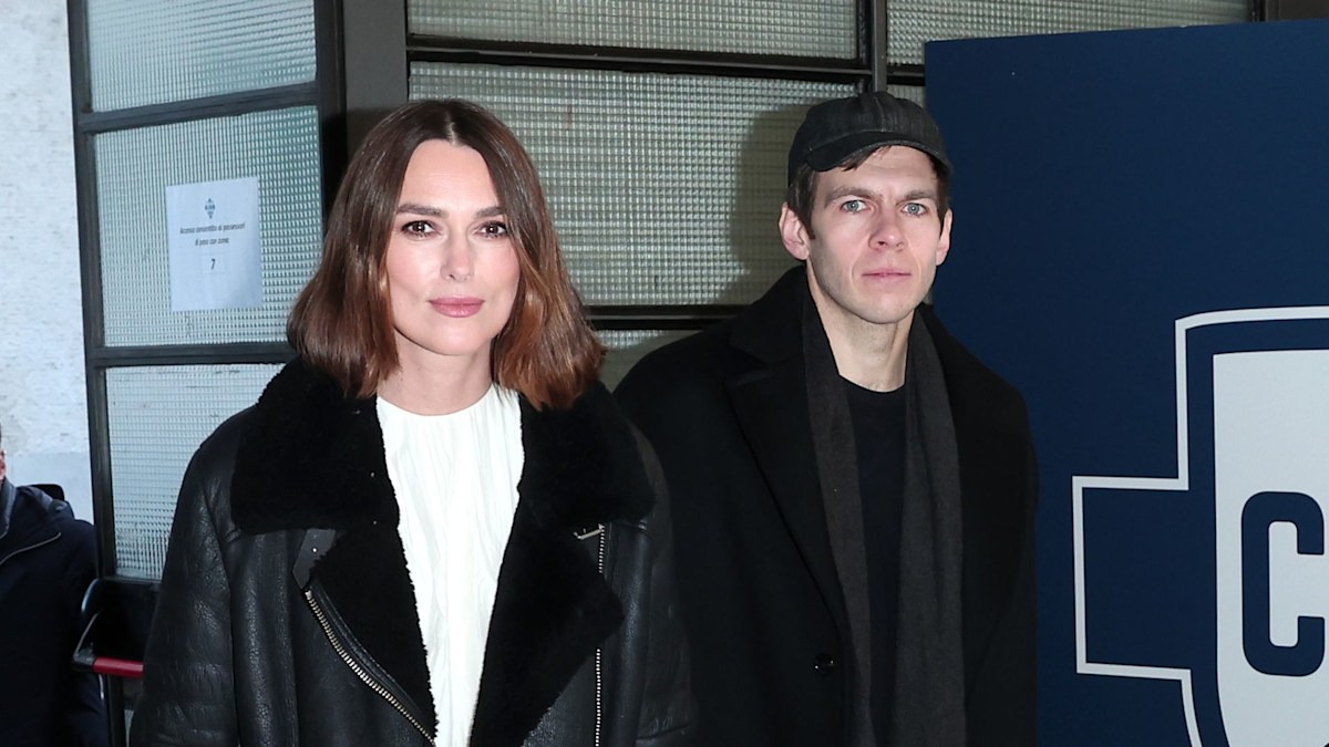 Keira Knightley scores a fashion goal with £2,000 dress at football