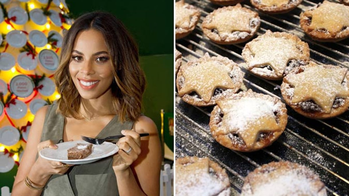 Rochelle Humes gets ready for Christmas with her own mince pies recipe