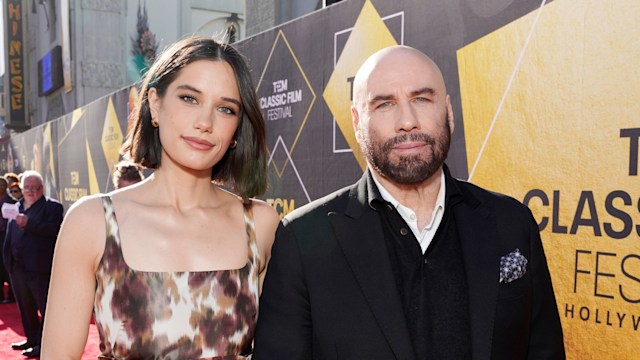 john travolta and daughter ella bleu pulp fiction 30th anniversary screening 2024 tcm classic film festival