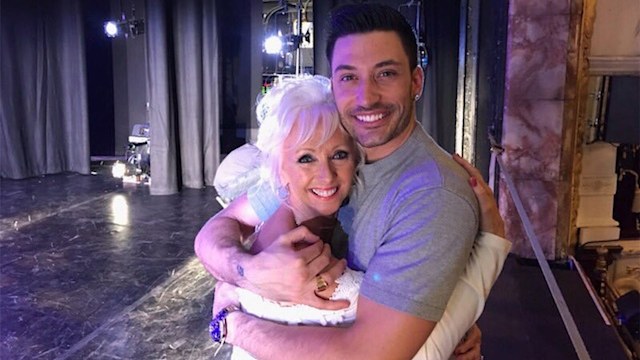 debbie mcgee and giovanni hugging