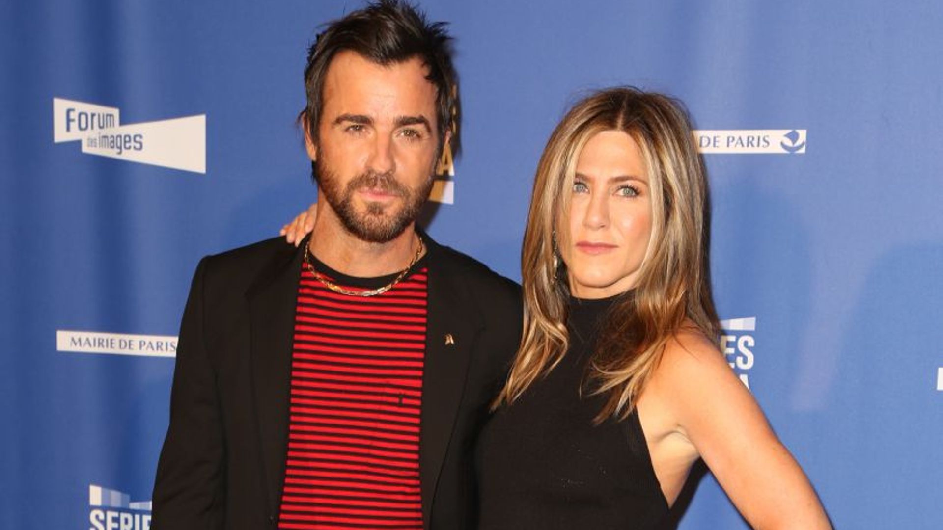 Jennifer Aniston and Justin Theroux Are in 'Louvre
