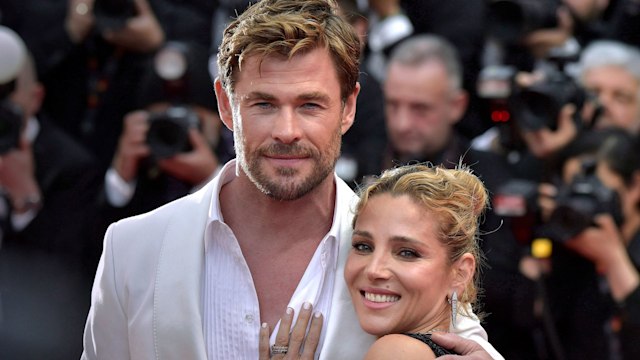 Australian actor Chris Hemsworth and his wife, spanish actress Elsa Pataky, at Cannes Film Festival 2024.  Furiosa: A Mad Max Saga Red Carpet. Cannes (France), May 15th, 2024