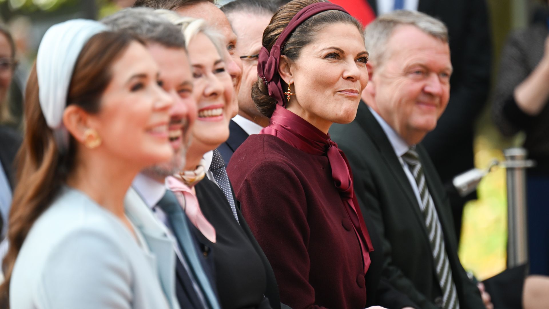 Crown Princess Victoria interrupts military training for glamorous reunion with Queen Mary and Princess Mette-Marit