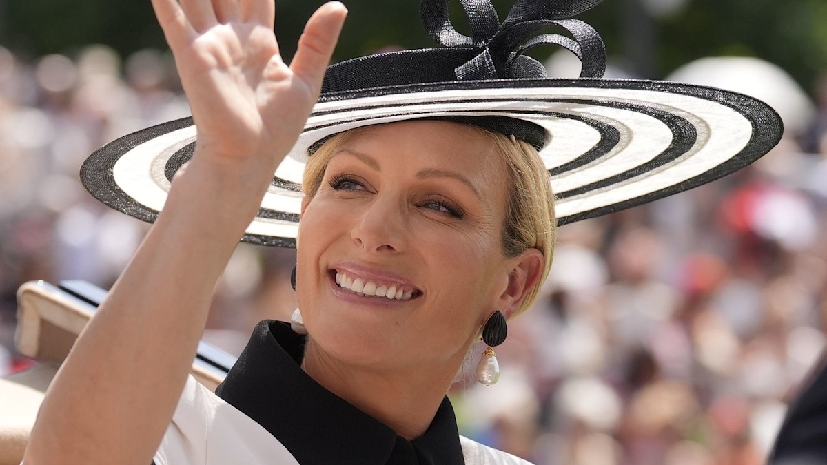 Zara Tindall could be a vintage Hollywood star in fit-and-flare gown at Royal Ascot